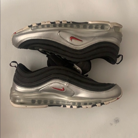 Nike Air Max 97 QS (Metallic Silver) Size 10 - Picture 5 of 6